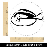 Pacific Regal Blue Tang Fish Rubber Stamp for Stamping Crafting Planners