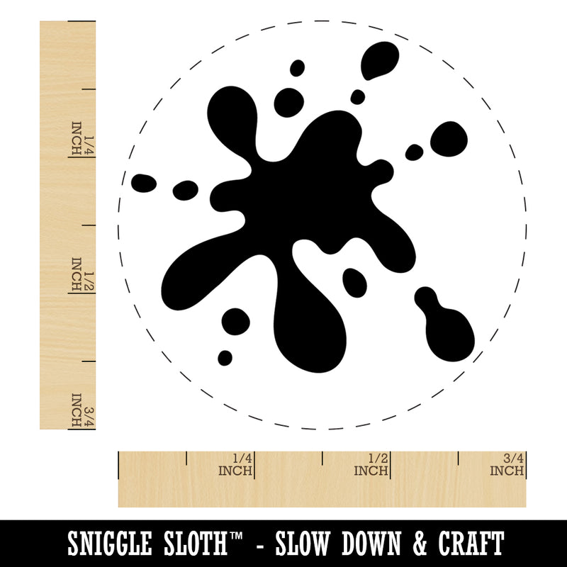 Paint Ink Blood Spatter Splat Drip Rubber Stamp for Stamping Crafting Planners