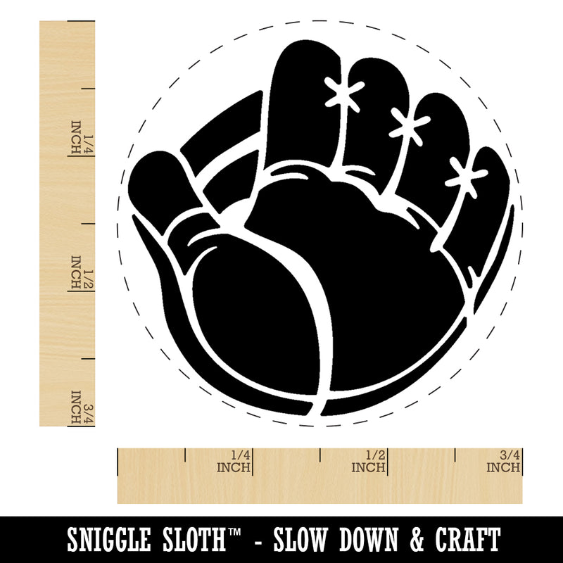 Baseball Catchers Mitt Gloves Rubber Stamp for Stamping Crafting Planners