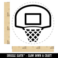 Basketball Hoop and Backboard Rubber Stamp for Stamping Crafting Planners