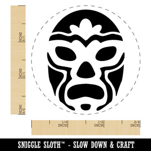 Luchador Mexican Wrestler Mask Lucha Libre Rubber Stamp for Stamping Crafting Planners