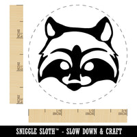 Masked Raccoon Trash Panda Head Rubber Stamp for Stamping Crafting Planners