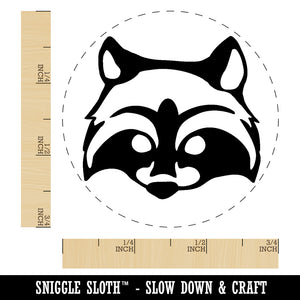 Masked Raccoon Trash Panda Head Rubber Stamp for Stamping Crafting Planners