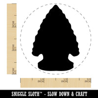 Native American Arrowhead Obsidian Stone Indian Rubber Stamp for Stamping Crafting Planners