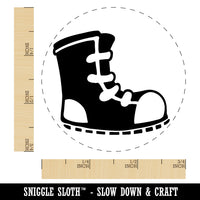 Sneaker Shoe High Top Laces Rubber Stamp for Stamping Crafting Planners