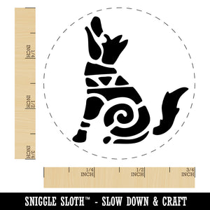 Southwestern Style Tribal Coyote Wolf Dog Rubber Stamp for Stamping Crafting Planners