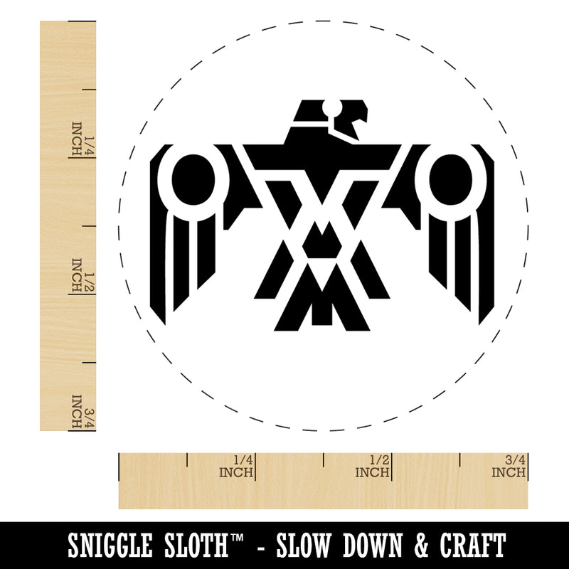 Southwestern Style Tribal Thunderbird Eagle Hawk Rubber Stamp for Stamping Crafting Planners