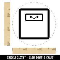 Happy Scale Weight Tracker Rubber Stamp for Stamping Crafting Planners