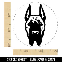 Great Dane Dog Head Pet Rubber Stamp for Stamping Crafting Planners
