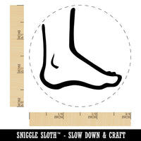 Human Foot Feet Anatomy Body Part Rubber Stamp for Stamping Crafting Planners
