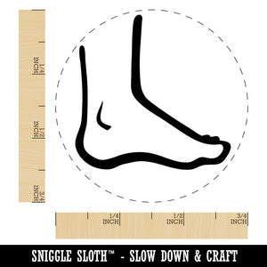 Human Foot Feet Anatomy Body Part Rubber Stamp for Stamping Crafting Planners