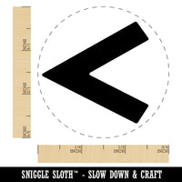 Less Than Math Symbol Rubber Stamp for Stamping Crafting Planners