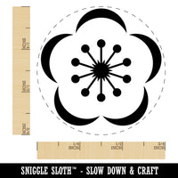 Sakura Cherry Blossom Rubber Stamp for Stamping Crafting Planners