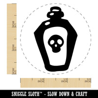 Skull Potion Poison Bottle Rubber Stamp for Stamping Crafting Planners