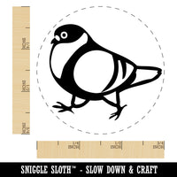 Strutting Common Rock Pigeon Bird Rubber Stamp for Stamping Crafting Planners