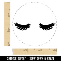 Luscious Plump Eyelashes Rubber Stamp for Stamping Crafting Planners