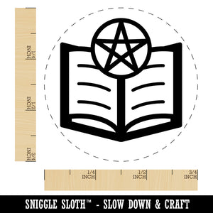 Book of Sorcery Witchcraft Magic Rubber Stamp for Stamping Crafting Planners