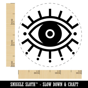 Evil Eye Nazar Charm Rubber Stamp for Stamping Crafting Planners