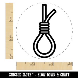 Hangman's Noose Knot Tarot Card Rubber Stamp for Stamping Crafting Planners