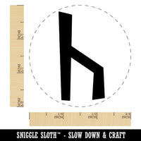 Norse Viking Dwarven Rune Letter K Rubber Stamp for Stamping Crafting Planners