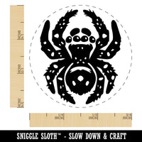 Fuzzy Jumping Spider Arachnid Rubber Stamp for Stamping Crafting Planners