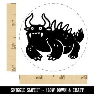 Hodag American Folklore Monster Rubber Stamp for Stamping Crafting Planners