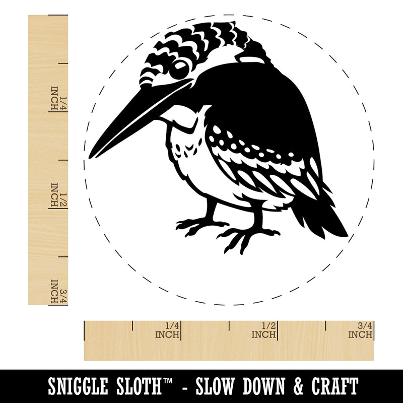 Kingfisher Bird Rubber Stamp for Stamping Crafting Planners