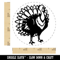 Proud Standing Turkey Rubber Stamp for Stamping Crafting Planners