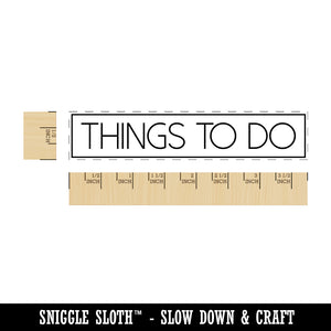 Things To Do with Border Minimalistic Rectangle Rubber Stamp for Stamping Crafting