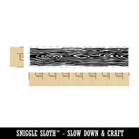 Wood Grain Tree Texture Pattern Rectangle Rubber Stamp for Stamping Crafting