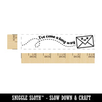 I've Come A Long Way Envelope Mail Rectangle Rubber Stamp for Stamping Crafting