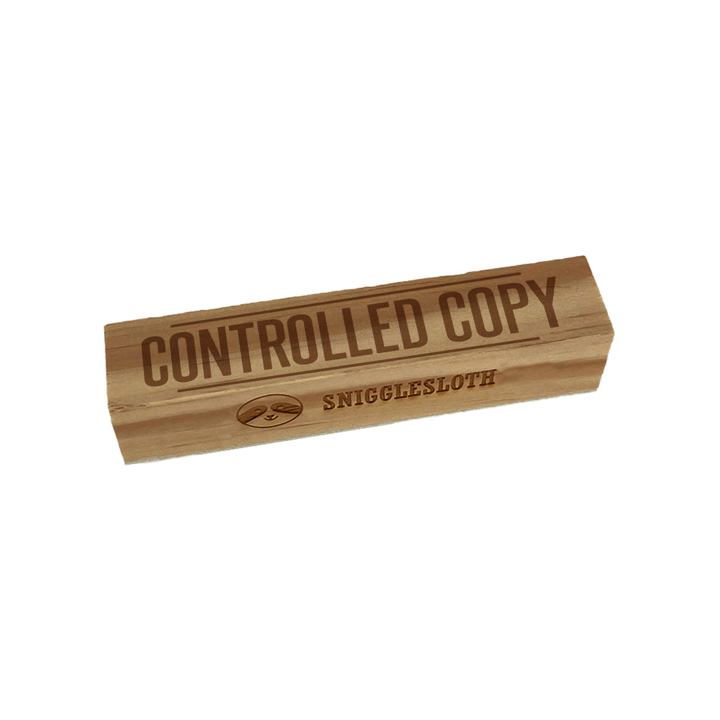 Controlled Copy Office Filing Rectangle Rubber Stamp for Stamping Crafting