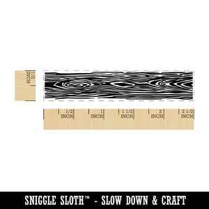 Wood Grain Tree Texture Pattern Rectangle Rubber Stamp for Stamping Crafting