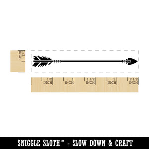 Arrow for Bow Native American Archery Rectangle Rubber Stamp for Stamping Crafting