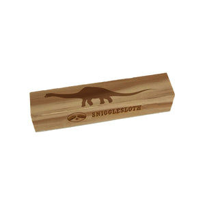 Brontosaurus Brachiosaurus Apatosaurus Long Neck Dinosaur Jurassic Period Rectangle Rubber Stamp for Stamping Crafting