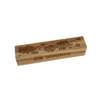 Swirly Clouds Asian Japanese Chinese Style Rectangle Rubber Stamp for Stamping Crafting