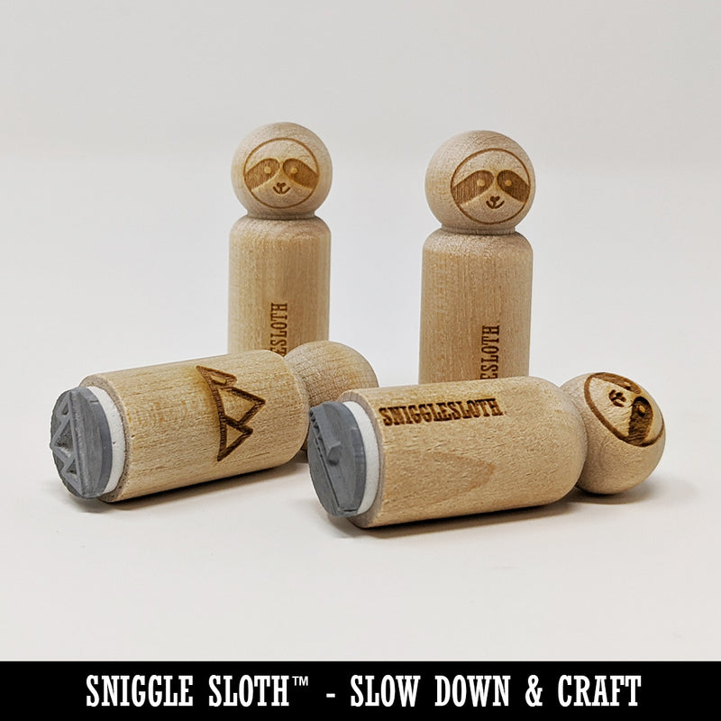 Sloth Hanging Face Smart Glasses Cute Bow Rubber Stamp Set for Stamping Crafting Planners