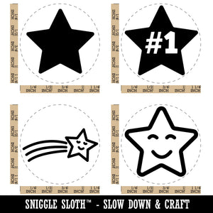 Teacher Grading Stars Excellence Rubber Stamp Set for Stamping Crafting Planners