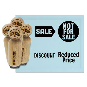 Labels Not For Sale Reduced Price Discount Rubber Stamp Set for Stamping Crafting Planners