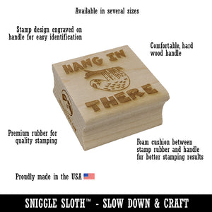 Keep It Up Cute Hedgehog Teacher Motivation Square Rubber Stamp for Stamping Crafting