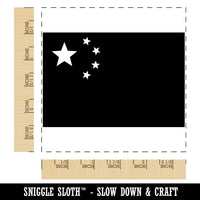 China Flag Square Rubber Stamp for Stamping Crafting