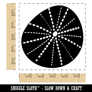 Sea Urchin Fun Square Rubber Stamp for Stamping Crafting