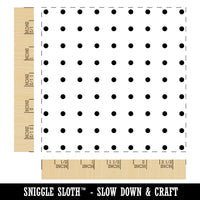 Journal Diary Notebook Dots Square Rubber Stamp for Stamping Crafting