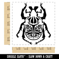 Goliath Beetle Giant Insect Square Rubber Stamp for Stamping Crafting