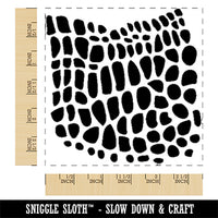 Reptile Lizard Skin Square Rubber Stamp for Stamping Crafting