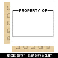 Simple Property of Label Square Rubber Stamp for Stamping Crafting