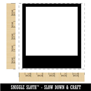 Picture Photo Frame Square Rubber Stamp for Stamping Crafting