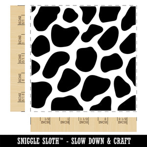 Cow Spots Square Rubber Stamp for Stamping Crafting