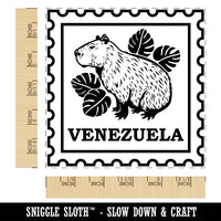 Venezuela Travel Friendly Capybara Square Rubber Stamp for Stamping Crafting