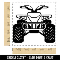 Quad ATV Off-Road 4x4 Vehicle Square Rubber Stamp for Stamping Crafting